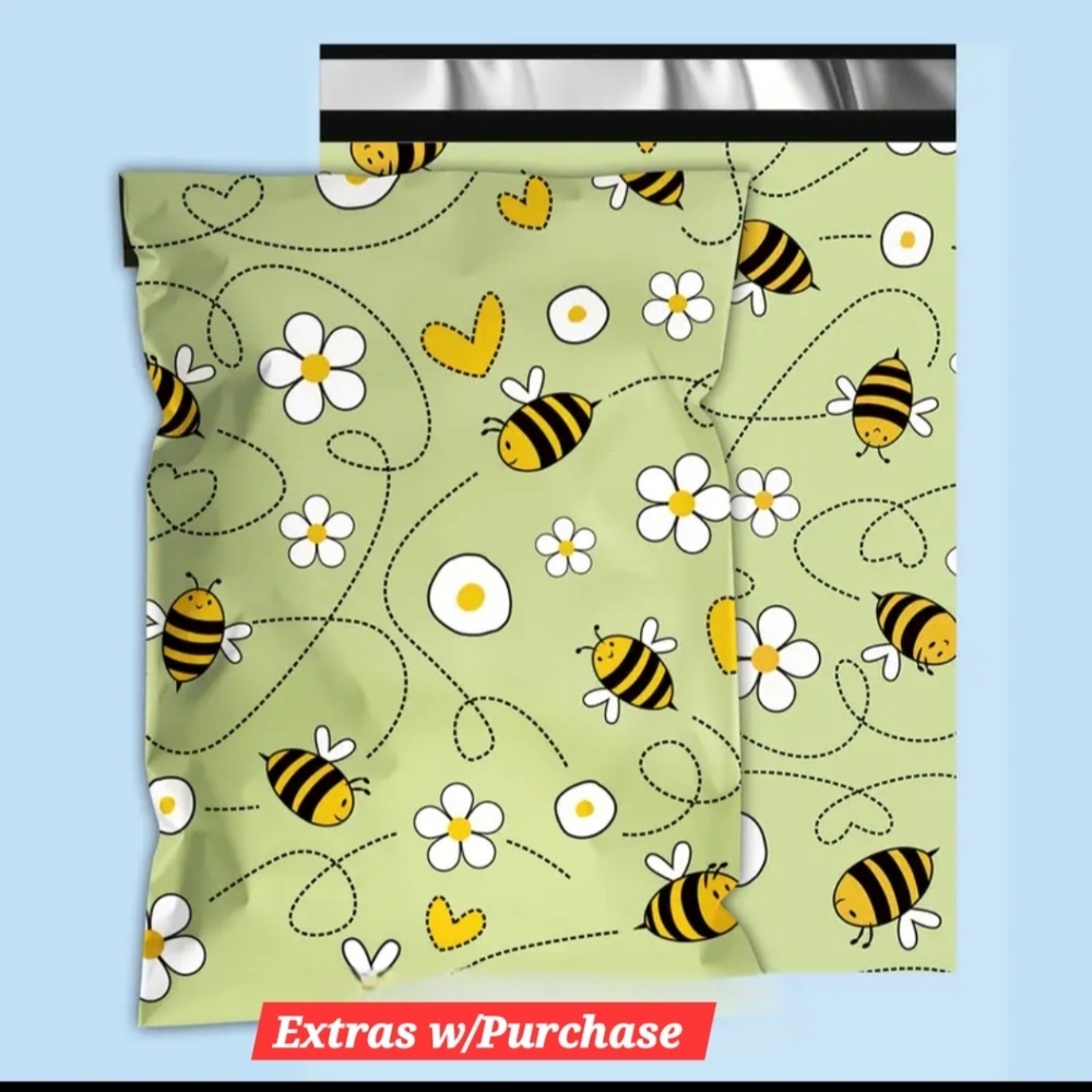 15ct. 14.5x19  Polymailers Bonus: Random Thank You Cards And Stickers